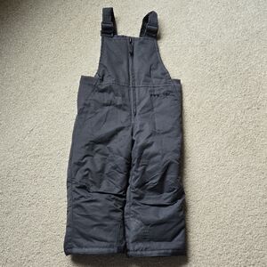 Arctix Black Insulated Kids Snow Bib Overalls